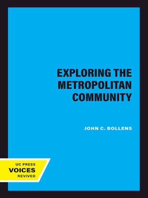cover image of Exploring the Metropolitan Community